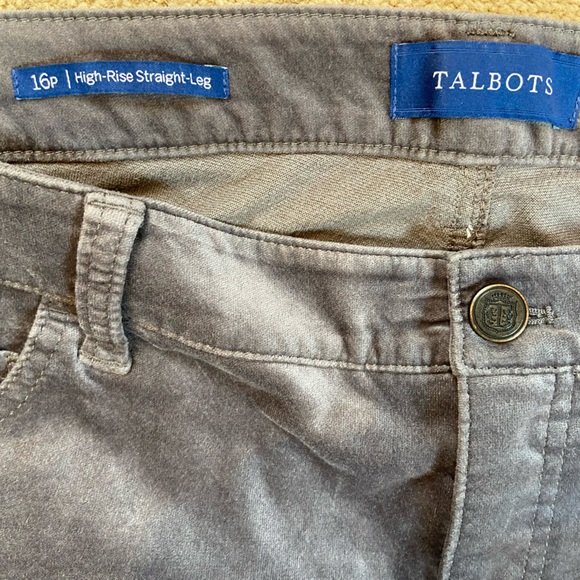 New, never worn Talbots velvet pants - Picture 2 of 2